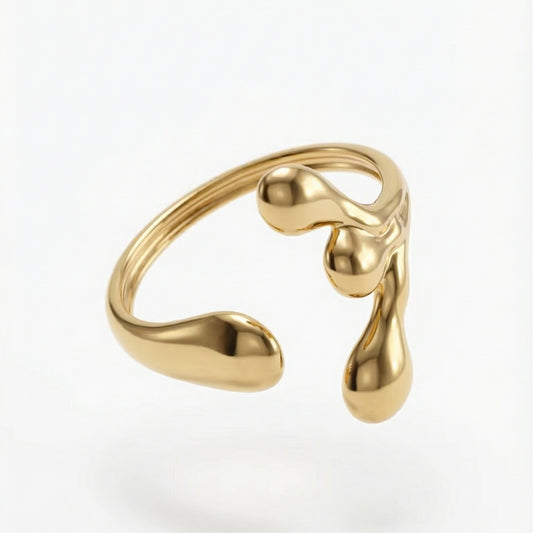 Fluid Form Open Ring