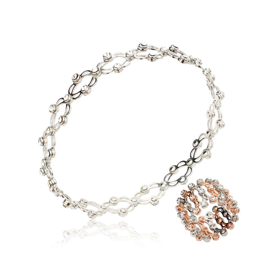 Dune Elegance Ring - silver ring