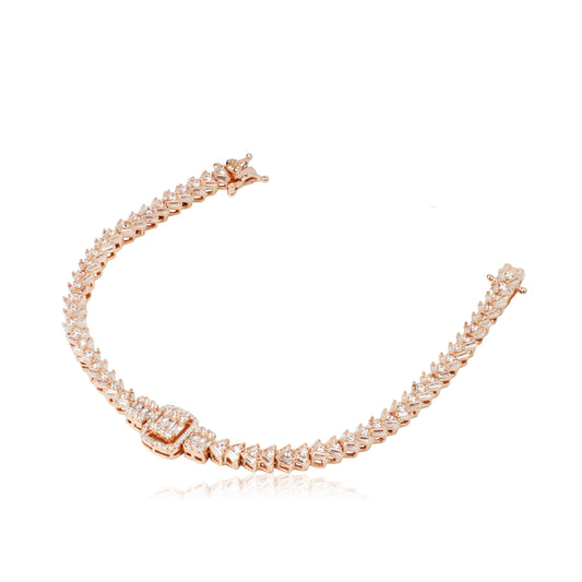 Sandstone Radiance - silver bracelet design for women