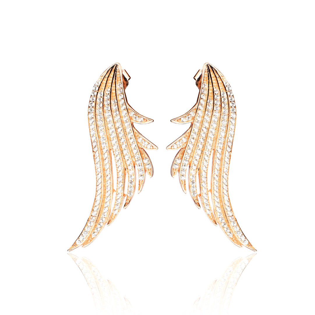 Golden Gleam Earrings - silver earrings gold plated