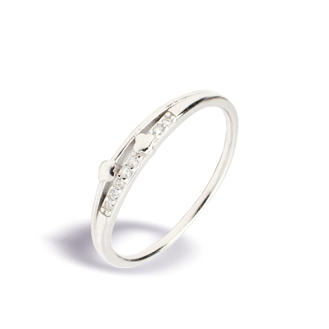 SparklePair Ring - sterling silver ring for women