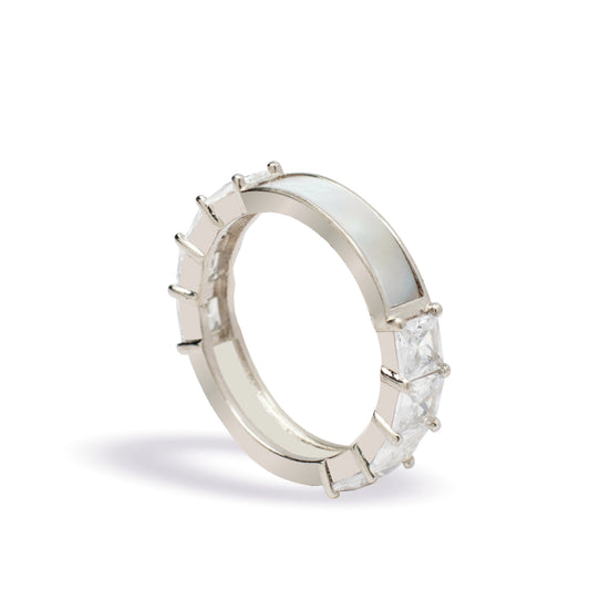 Silver Shimmer Ring - silver ring for women