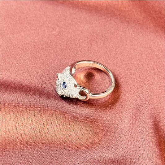 Deep Blue Tiger Ring