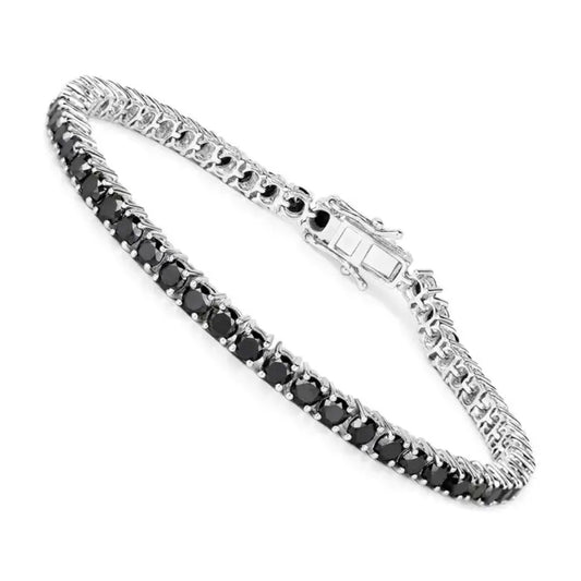 Midnight Bracelet - silver chain bracelet womens