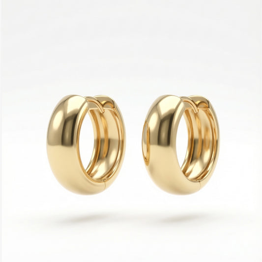 Classic Huggie Hoop Earrings