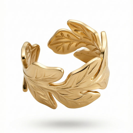 Nature Motif Adjustable Ring