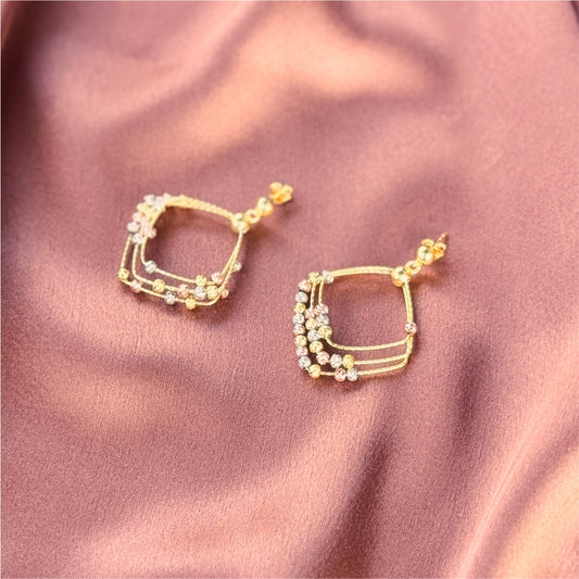 Square Eclipse Elegance Earrings